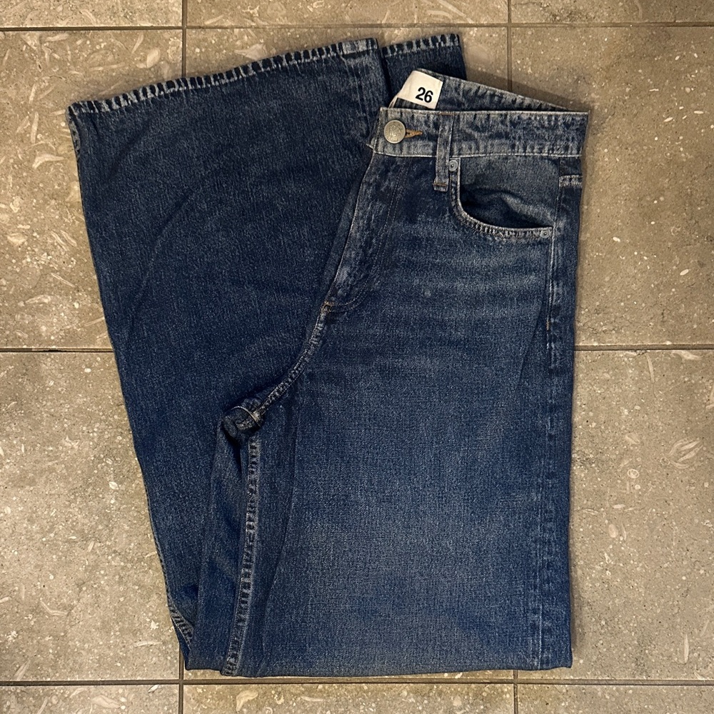 rag & bone Dark Blue Flare Jeans